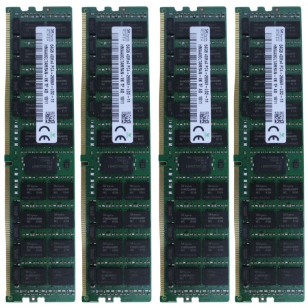 KIT MEMÓRIAS 256GB SAMSUNG/HYNIX DDR4 64GB PC4-2666V 4DRX4
