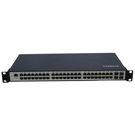 SWITCH GIGABIT INTELBRAS SG 5204 MR 48 PORTAS E 04 SFP SEMINOVO